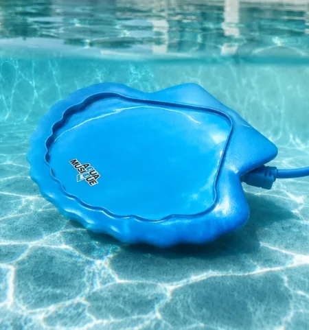 Enceinte subaquatique Aquamusique pour piscine Coquillage