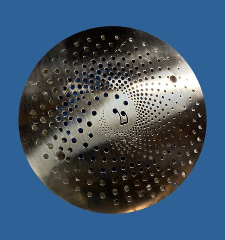 Façade inox 316L pour haut-parleur étanche, note de musique (enjoliveur seul)