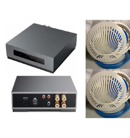 Amplificateur + 2 eauparleurs 50W façades PLA